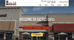 Desktop Screenshot of cactusgrill.com